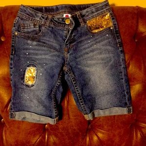 TOTAL GIRL JEAN SHORTS